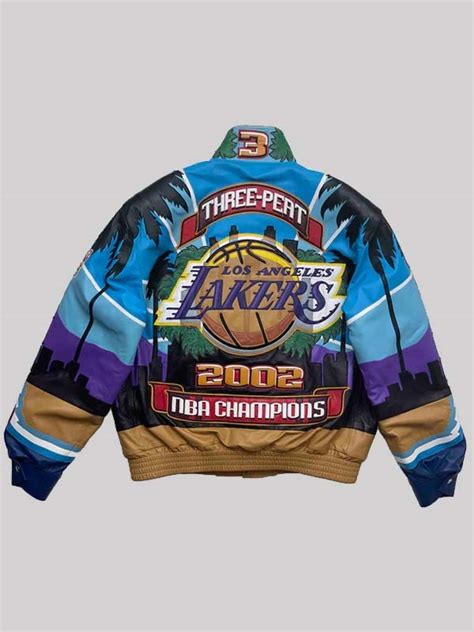 lakers 2002 championship jacket replica